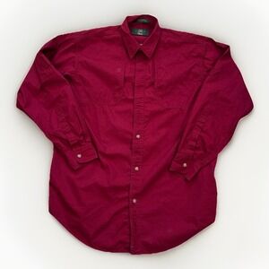 Orvis Shirt Mens M Fishing Vented Lightweight  Button Down Burgundy